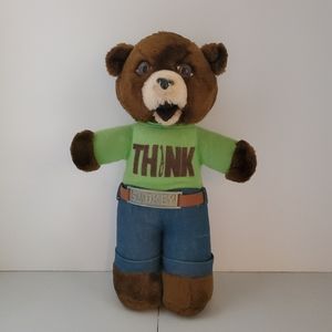 Vintage Smokey Bear Dakin Plush ‘Think’ Shirt